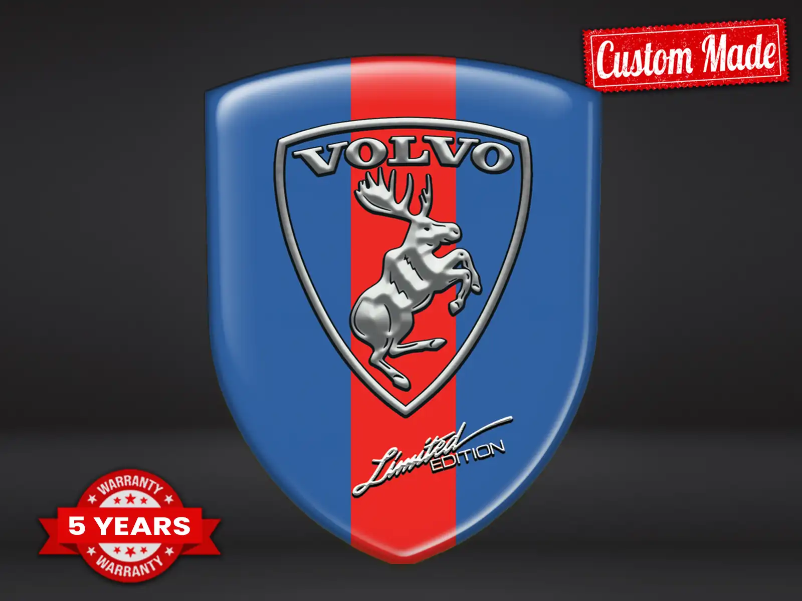 Volvo Emblema En Relieve Máximo Duradero Estilo Pro Rendimiento